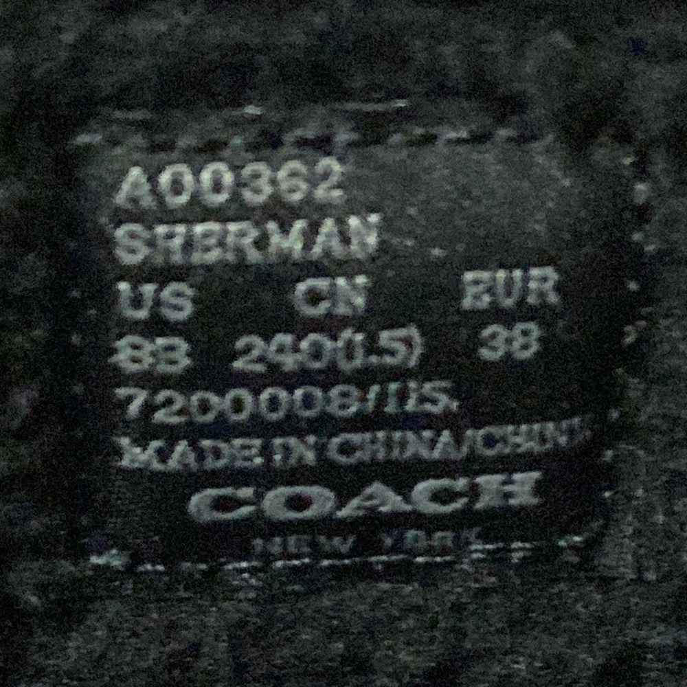 Women’s COACH Sherman Suede/Nylon Winter Boots Black Size 8B US, Black and Gray - Picture 4 of 11